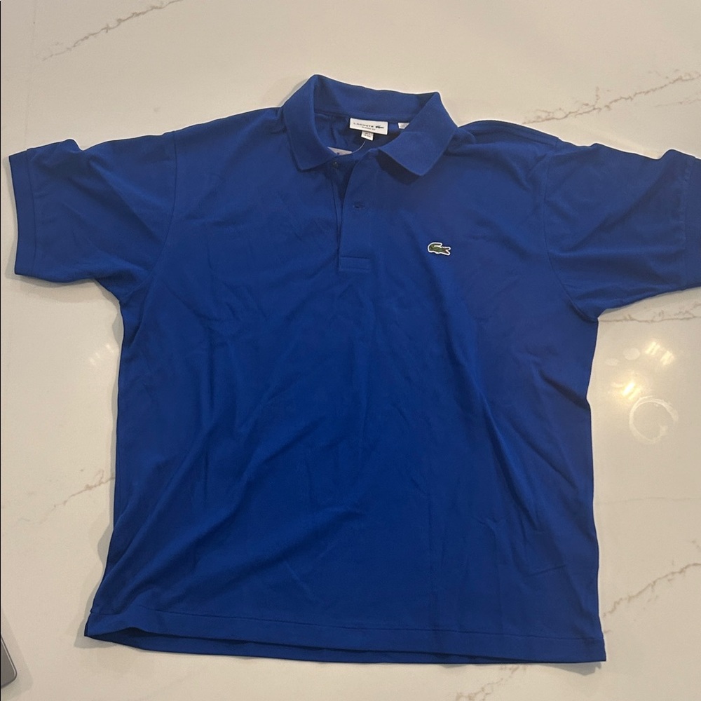 Lacoste Men's Vibrant Blue Polo Shirt